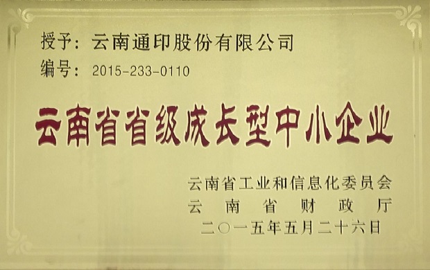 2015年獲得的榮譽(yù)證書